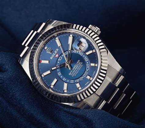 rolex sky-dweller 42mm|rolex sky dweller blue dial.